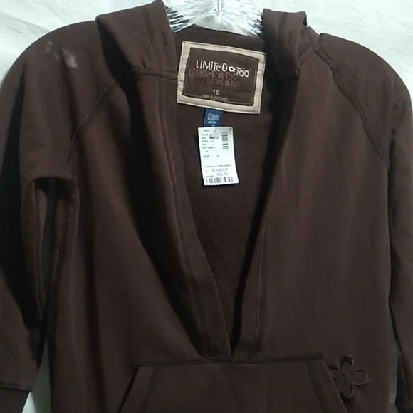 LAST DROP! NWT Limited Too Youth Sweater Sz.16 (X-55 CRATE) - Picture 9 of 10